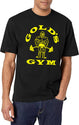 Gold's Gym Logo Black T-Shirt - White