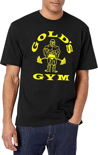 Gold's Gym Logo Black T-Shirt - Black
