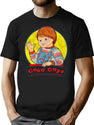 Good Guys Doll Worn Out T-Shirt for Men & Women, T-Shirts Graphic Tee - Black