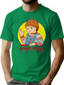 Good Guys Doll Worn Out T-Shirt for Men & Women, T-Shirts Graphic Tee - Green