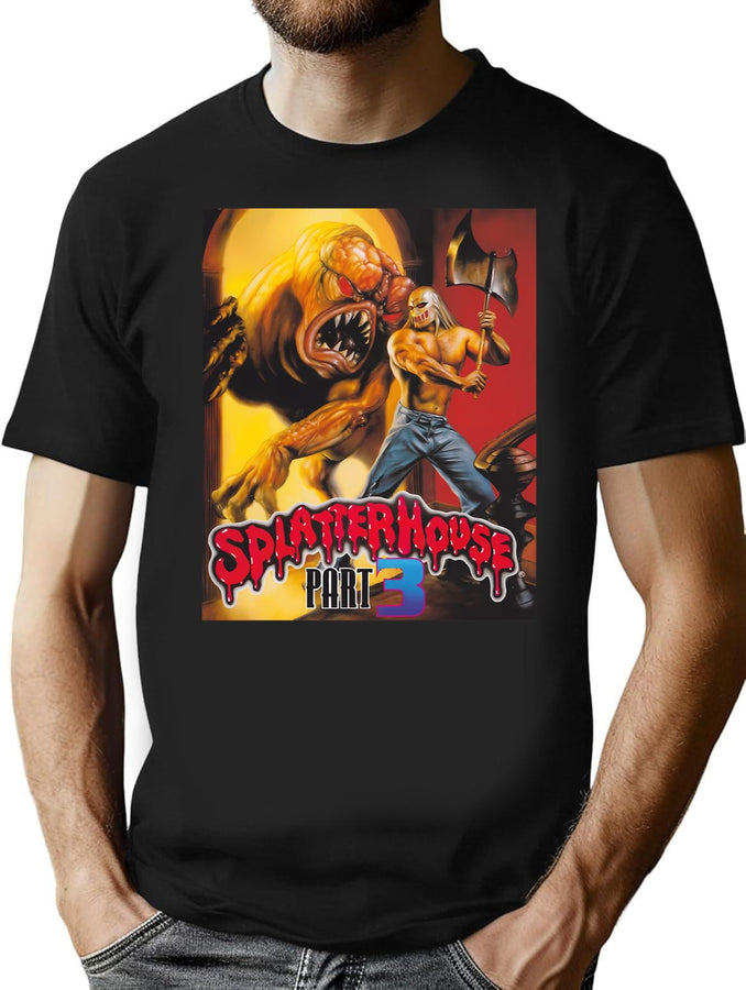 Good Simulation Passionate Video Game Music Fan Splatterhouse Gift For Birthday T-Shirt for Men & Women, T-Shirts Graphic Tee - Black