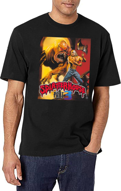 Good Simulation Passionate Video Game Music Fan Splatterhouse Gift For Birthday T-Shirt for Men & Women, T-Shirts Graphic Tee - Black