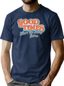 Good Times 70S Tv Worn Out T-Shirt for Men & Women, T-Shirts Graphic Tee - Navy