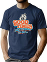 Good Times Ain'T We Lucky We Got'Em Florida James T-Shirt for Men & Women, T-Shirts Graphic Tee - Navy