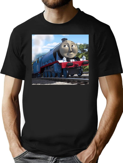 Gordon From Thomas The Tank Engine T-Shirt for Men & Women, T-Shirts Graphic Tee - Black