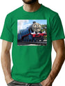 Gordon From Thomas The Tank Engine T-Shirt for Men & Women, T-Shirts Graphic Tee - Green
