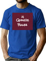 Gorgie Rules Tag Bootleg Graphic T-Shirt - Blue