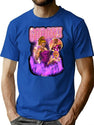 Goromi 90S Bootleg Bootleg Graphic T-Shirt - Blue