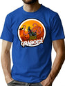 Graboid T-Shirt for Men & Women, T-Shirts Graphic Tee - Blue