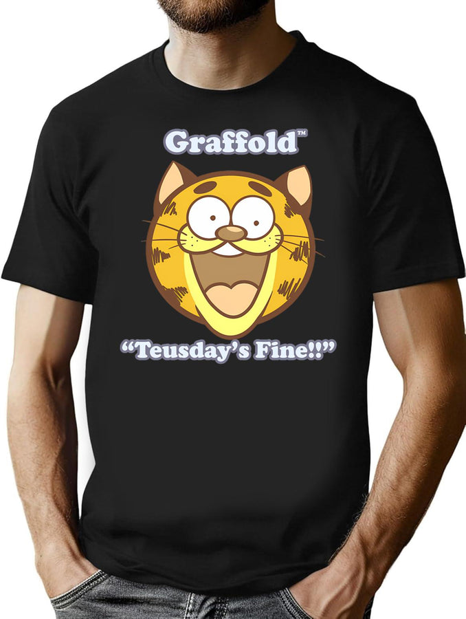 Graffold- Teusday'S Fine Bootleg Graphic T-Shirt - Black