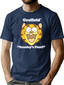 Graffold- Teusday'S Fine Bootleg Graphic T-Shirt - Navy