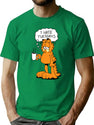 Grafield - I Hate Tuesdays Bootleg Graphic T-Shirt - Green