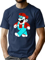 Grandad Bootleg Graphic T-Shirt - Navy