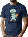 Gravel Eaters Of The World Unite Bootleg Graphic T-Shirt - Navy
