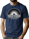 Gray Pride T-Shirt for Men & Women, T-Shirts Graphic Tee - Navy