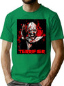 Great Model Terrifier Movie Horror Art The Clown Awesome For Movie Fan T-Shirt for Men & Women, T-Shirts Graphic Tee - Green