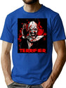 Great Model Terrifier Movie Horror Art The Clown Awesome For Movie Fan T-Shirt for Men & Women, T-Shirts Graphic Tee - Blue