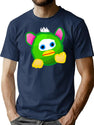 Green Hoody Pet (Furby Fakebootleg) Bootleg Graphic T-Shirt - Navy