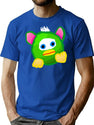 Green Hoody Pet (Furby Fakebootleg) Bootleg Graphic T-Shirt - Blue