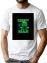 Green Man Vintage Bootleg Graphic T-Shirt - White