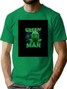 Green Man Vintage Bootleg Graphic T-Shirt - Green