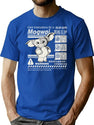Gremlins Gizmo Warning Label Dks T-Shirt for Men & Women, T-Shirts Graphic Tee - Blue