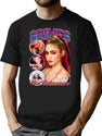 Grimes Vintage 90'S Bootleg Style Bootleg Graphic T-Shirt - Black