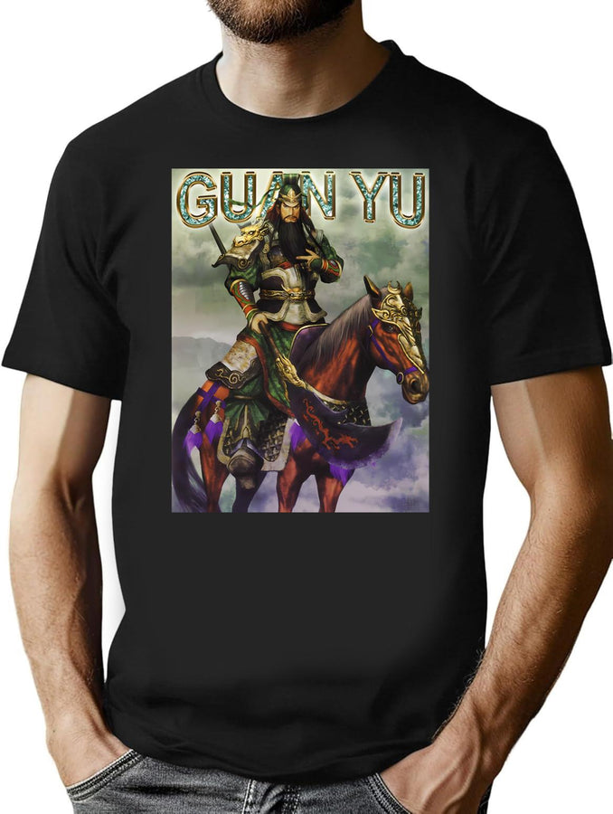 Guan Yu Rap Bootleg Bootleg Graphic T-Shirt - Black