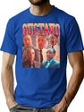 Gustavo Fring Vintage 90S Rap Style Gustavo Fring Bootleg Fan Bootleg Graphic T-Shirt - Blue
