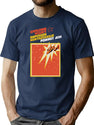 Gwiezdne Wojny Imperium Kontratakuje Cardback Bootleg Graphic T-Shirt - Navy