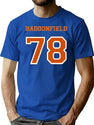 Haddonfield Jersey - Halloween '78 T-Shirt for Men & Women, T-Shirts Graphic Tee - Blue