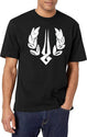 Hades Game Distressed Logo Zagreus Logo Black T-Shirt - White