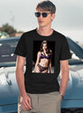 Hailee Steinfeld Black T-Shirt - Navy
