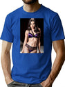 Hailee Steinfeld Premium Heavyweight Cotton T-Shirt - Blue
