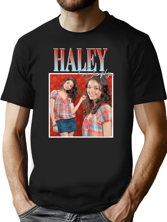 Haley Dunphy T-Shirt for Men & Women, T-Shirts Graphic Tee - Black