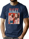Haley Dunphy Premium Heavyweight Cotton T-Shirt - Navy