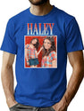 Haley Dunphy T-Shirt for Men & Women, T-Shirts Graphic Tee - Blue