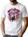 Halloween Art The Clown Pumpkin T-Shirt for Men & Women, T-Shirts Graphic Tee - White