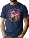 Halloween Art The Clown Pumpkin T-Shirt for Men & Women, T-Shirts Graphic Tee - Navy