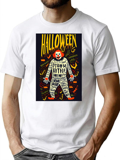 Halloween Clown (23) T-Shirt for Men & Women, T-Shirts Graphic Tee - Black