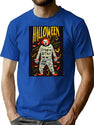 Halloween Clown (23) T-Shirt for Men & Women, T-Shirts Graphic Tee - Blue