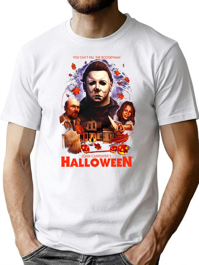 Halloween He Is Gonna Get You T-Shirt for Men & Women, T-Shirts Graphic Tee - Black