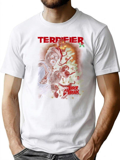 Halloween Merry Christmas Clown 2024 - Terrifier Christmas T-Shirt for Men & Women, T-Shirts Graphic Tee - Black