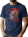 Halloween Merry Christmas Clown 2024 - Terrifier Christmas T-Shirt for Men & Women, T-Shirts Graphic Tee - Navy