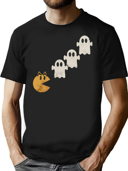 Halloween Shopping Gamer T-Shirt for Men & Women, T-Shirts Graphic Tee - Black