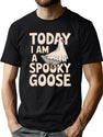 Halloween Shopping Spooky Goose T-Shirt for Men & Women, T-Shirts Graphic Tee - Green