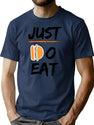 Hamberger Just Eat It Bootleg Graphic T-Shirt - Navy