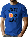 Hamberger Just Eat It Bootleg Graphic T-Shirt - Blue