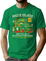 Han Island Tournament 1973 Worn Dks T-Shirt for Men & Women, T-Shirts Graphic Tee - Green