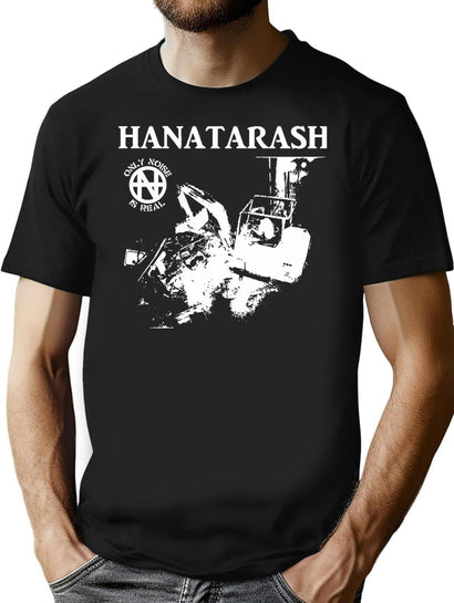 Hanatarash For Fans T-Shirt for Men & Women, T-Shirts Graphic Tee - Black